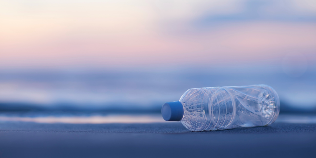 Plastic water bottle