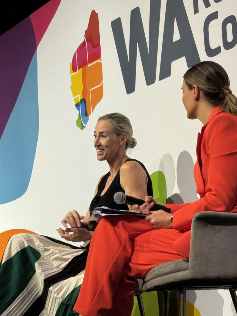 Woman speaking at the WA Rural Health Conference