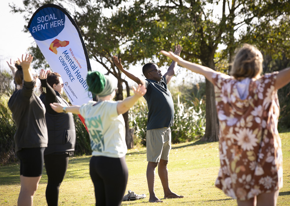Yoga at Mental Health Conference